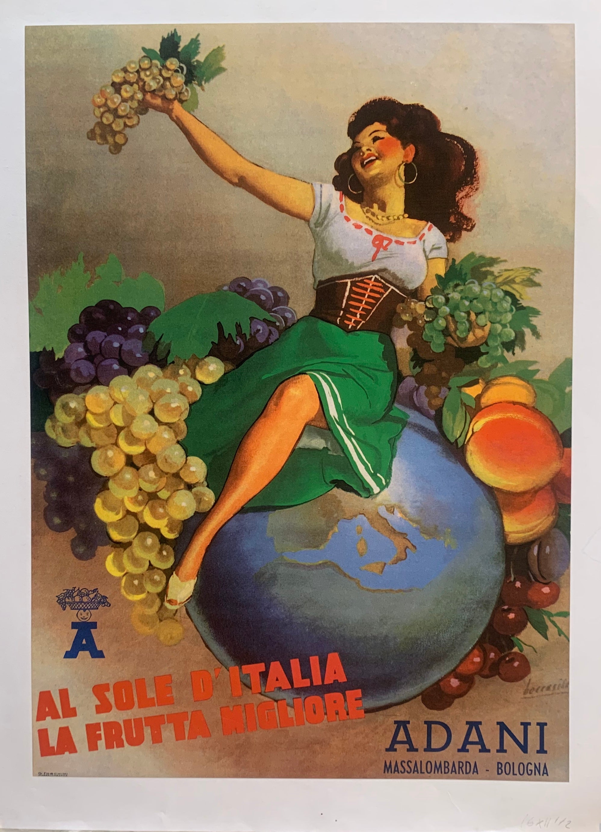 Adani, Al Sole d'Italia La Frutta Migliore – Poster Museum