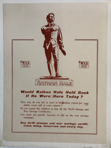 Link to  Would Nathan Hale Hold Back If He Were Here Today?USA, C. 1900s  Product