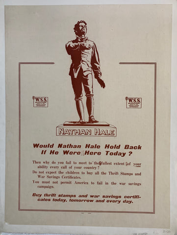 Link to Would Nathan Hale Hold Back If He Were Here Today?USA, C. 1900s Product