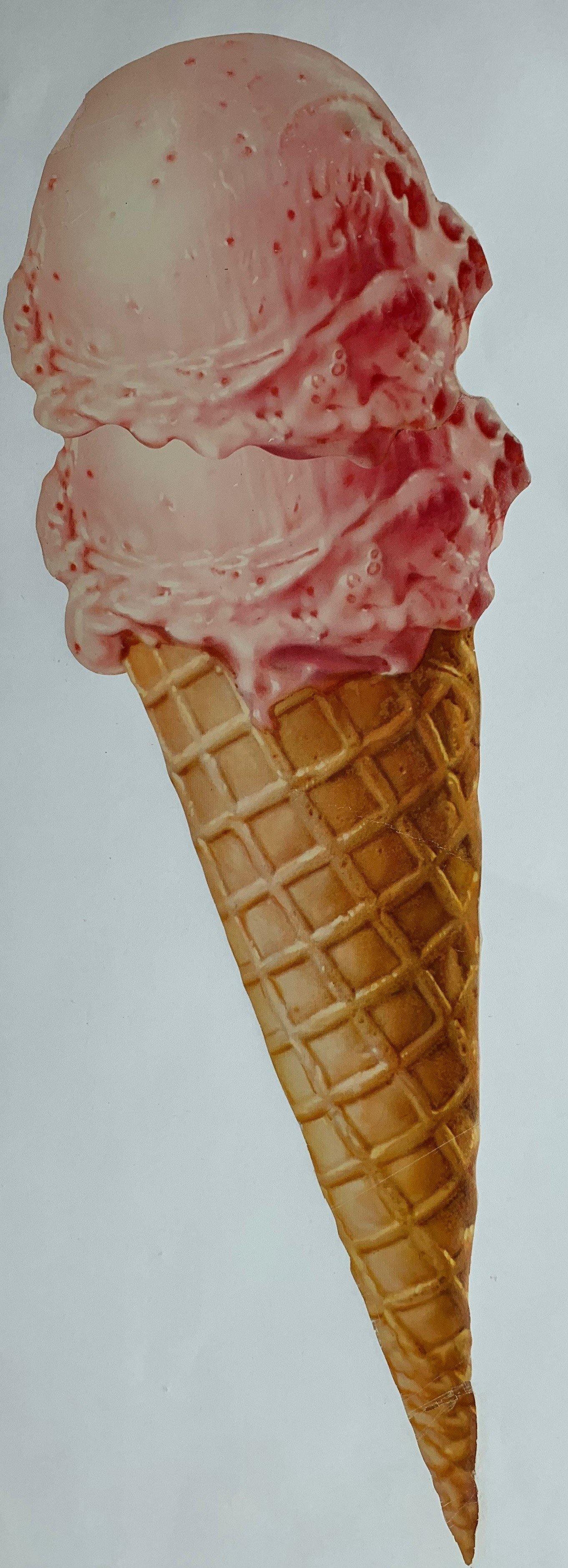 Double Scoop Ice Cream Cone