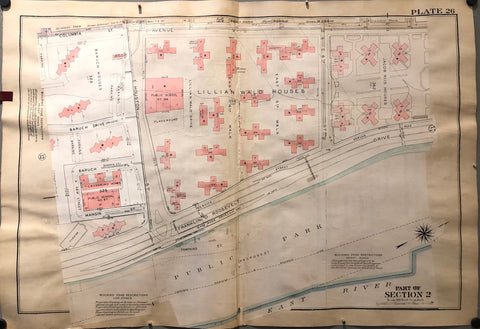 Link to  New York Atlas of Manhattan Plate 261931-1963  Product