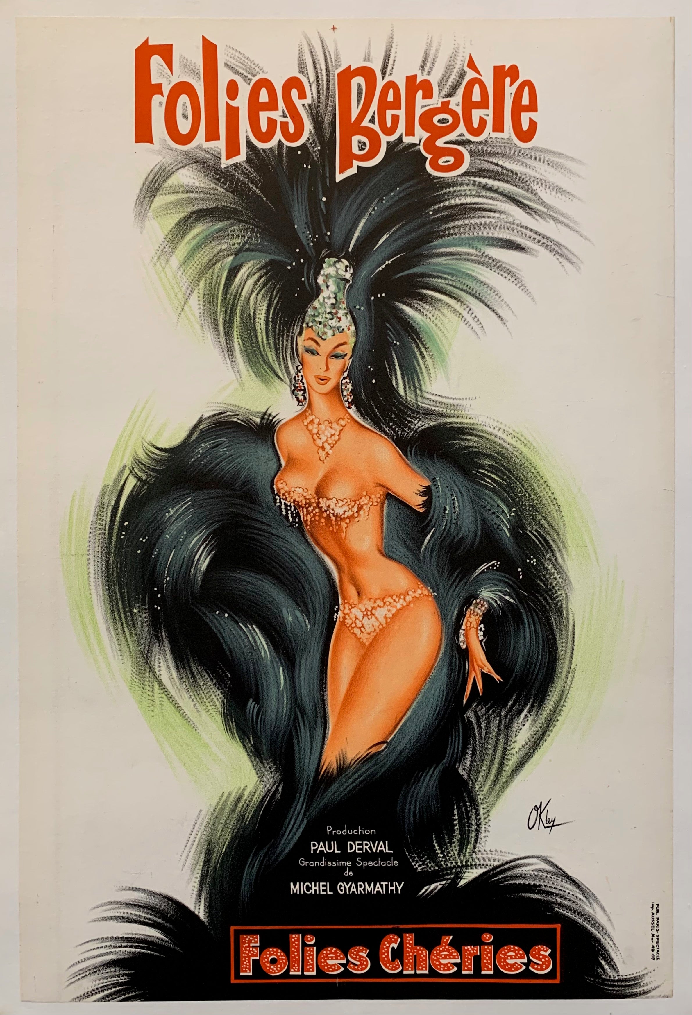 Folies Bergere Poster ✓