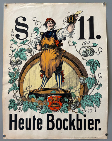 Link to  Heute Bockbier Weissenburg Lithograph #29France, c. 1890s  Product