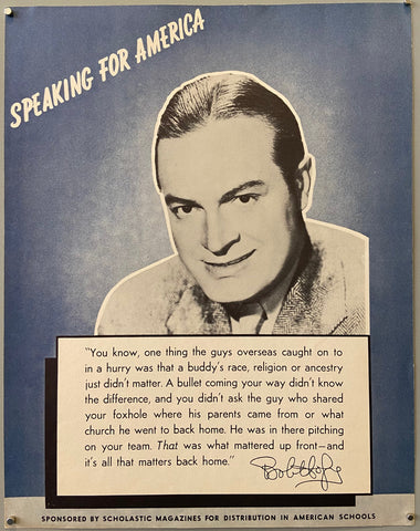 Link to Bob Hope Speaking for America PosterUnited States, c. 1946 Product