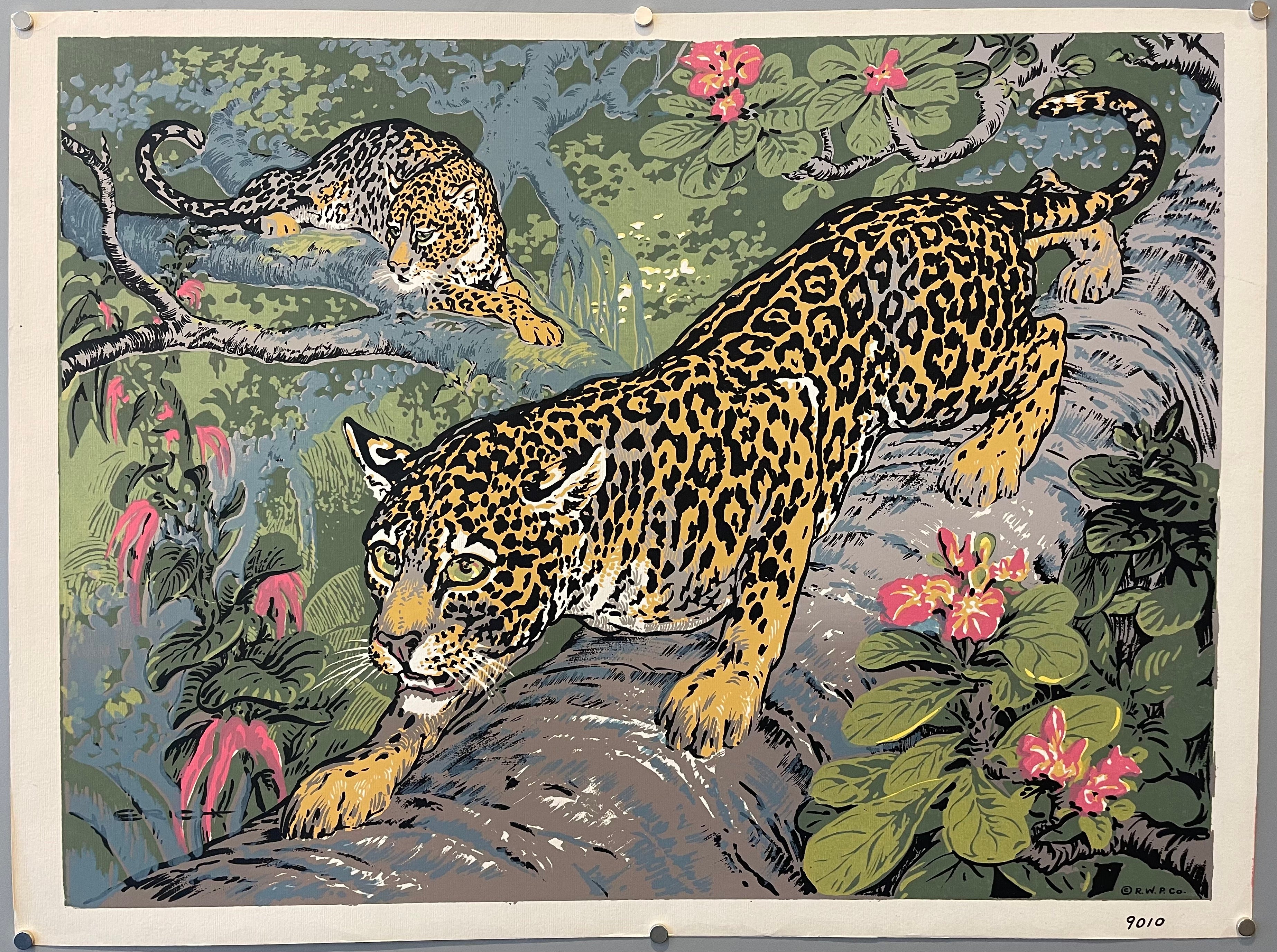poster of two leopards