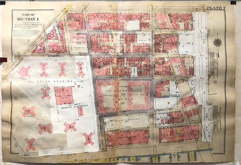Link to  New York Atlas of Manhattan Plate 71931-1963  Product