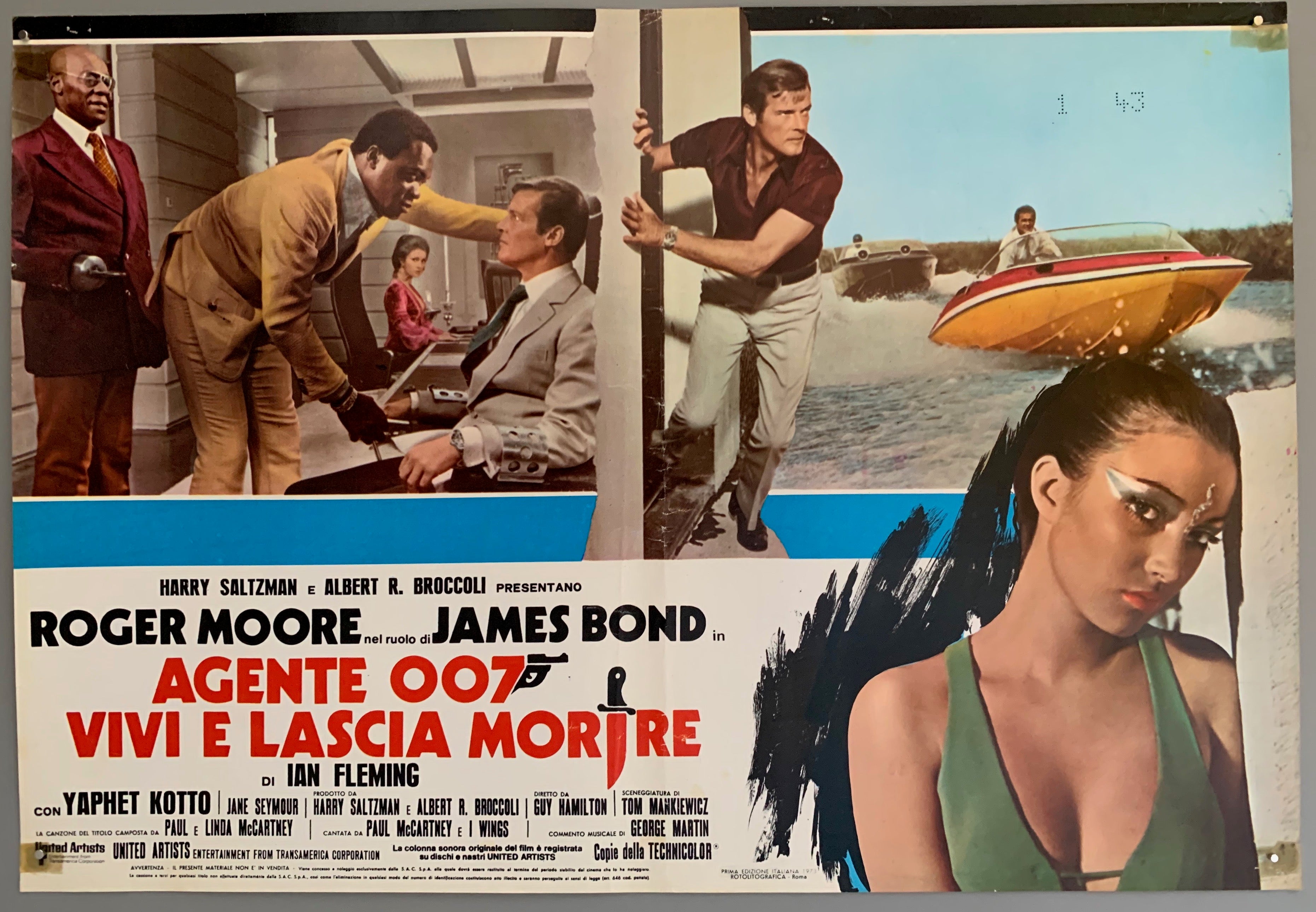 Agente 007: Vive E Lascia Morire Film Poster
