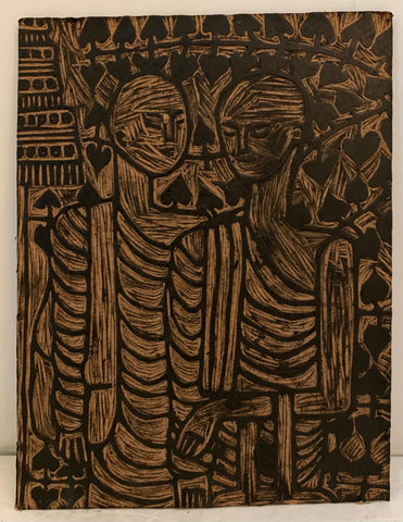 Link to  Monks Talking WoodblockBrazil, c. 1964  Product