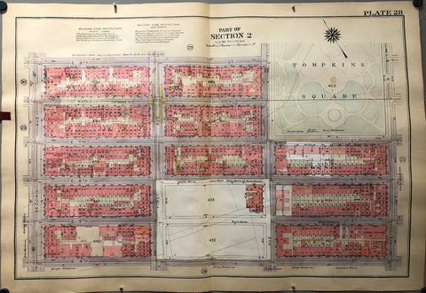 Link to  New York Atlas of Manhattan Plate 281931-1963  Product