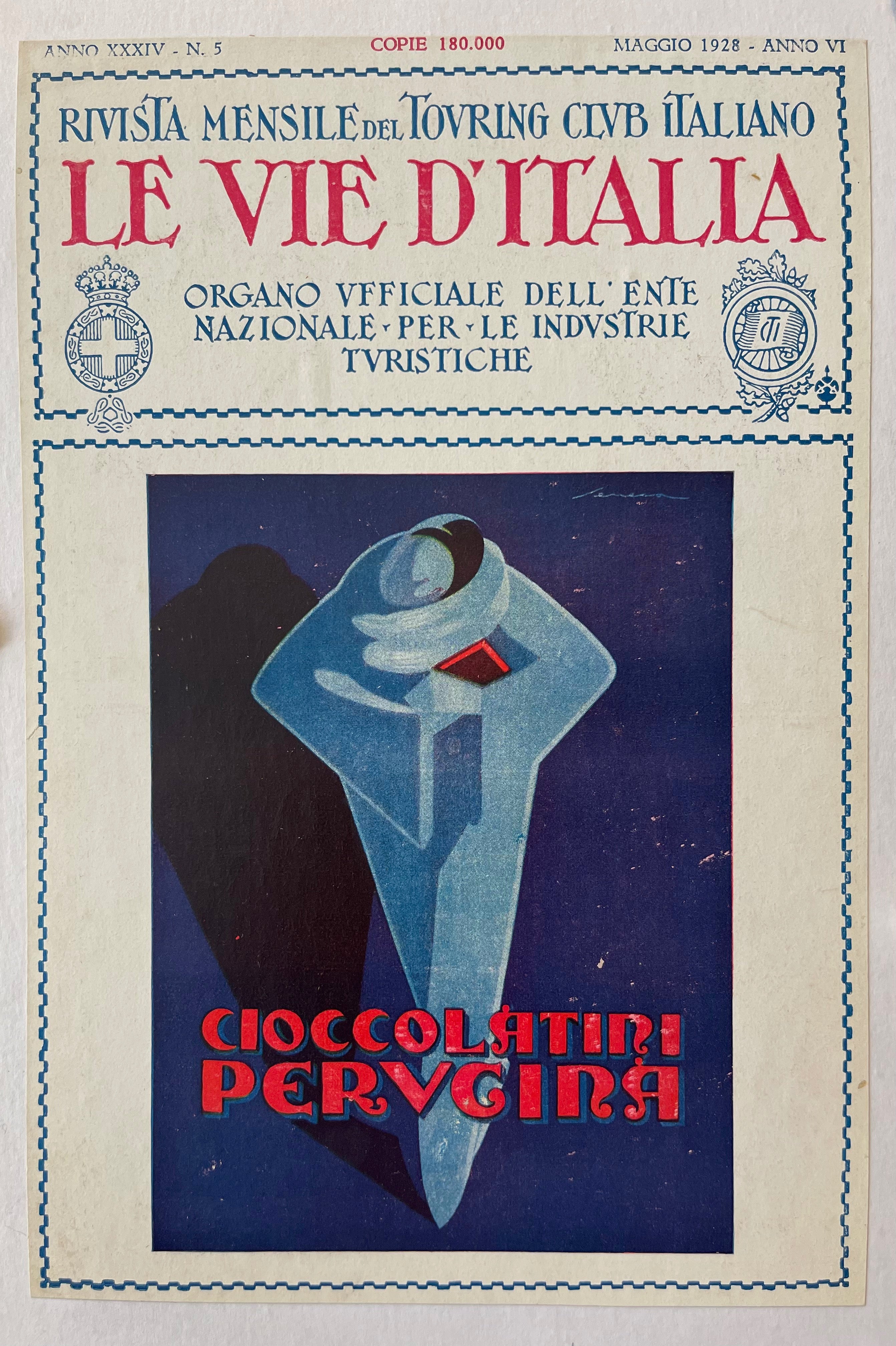 Maggio 1928 Le Vie d'Italia Cover