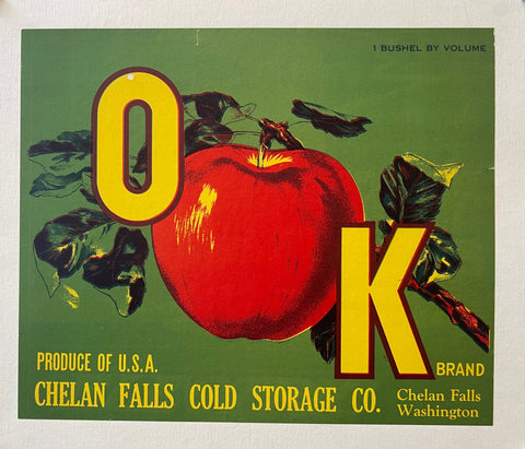 Link to  OK Apple PosterU.S.A, c. 1940  Product