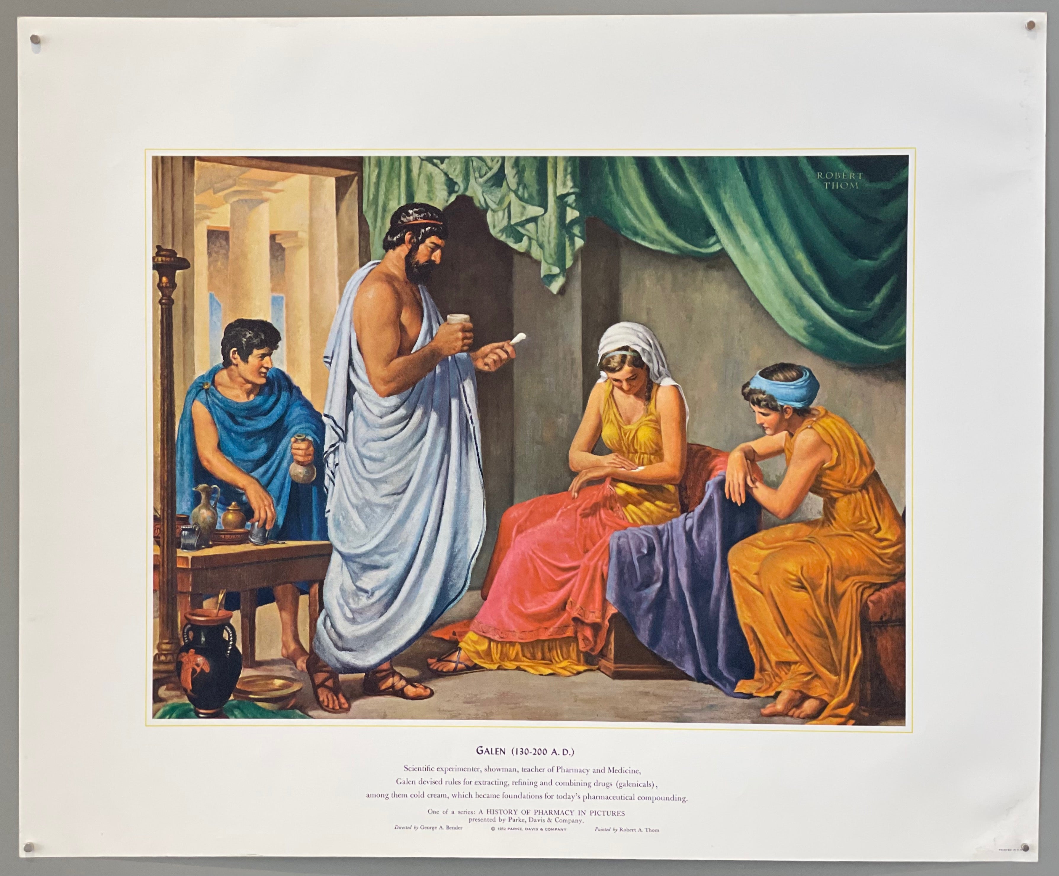 poster of Galen administering cold cream