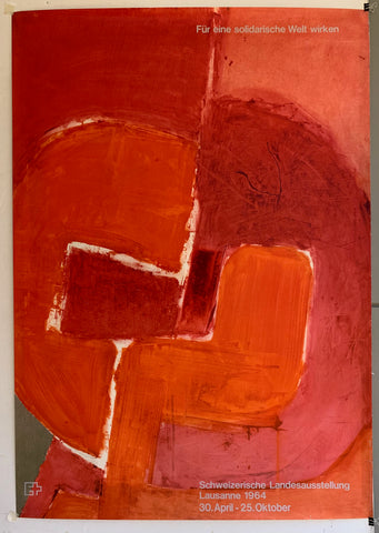 Link to Schweizerische Landesausstellung 1964 Red PosterSwitzerland, 1964 Product