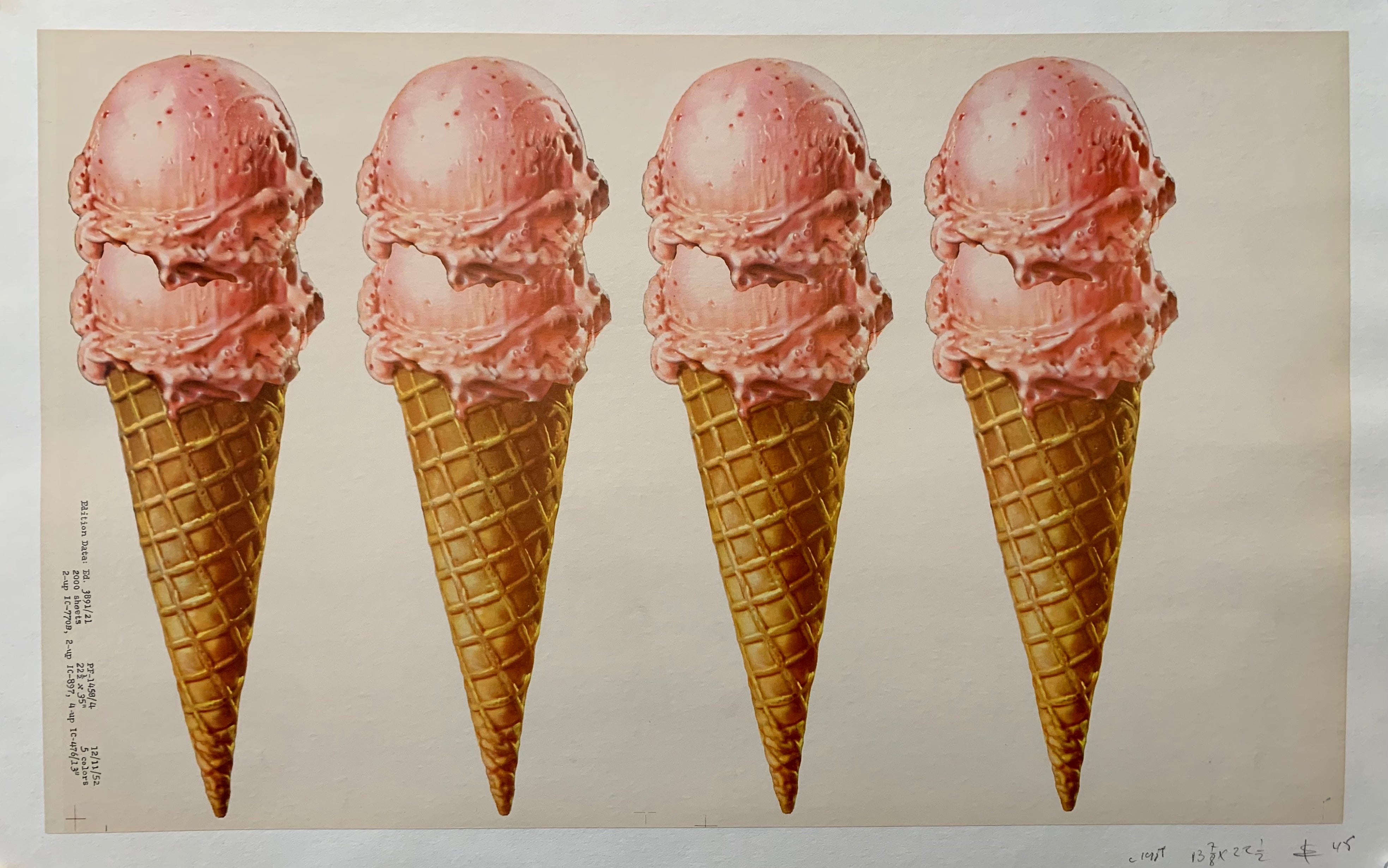 Strawberry Ice Cream Cones ✓