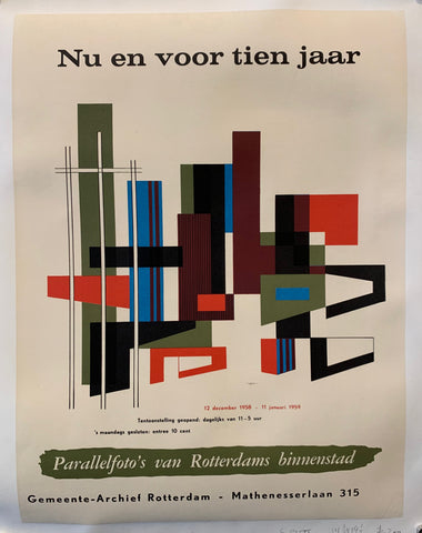 Link to  Rotterdams Poster ✓Netherlands, 1954  Product