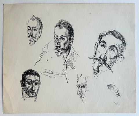 Link to  Male Profiles, Benoît Gilsoul #5Belgium, c. 1980s  Product