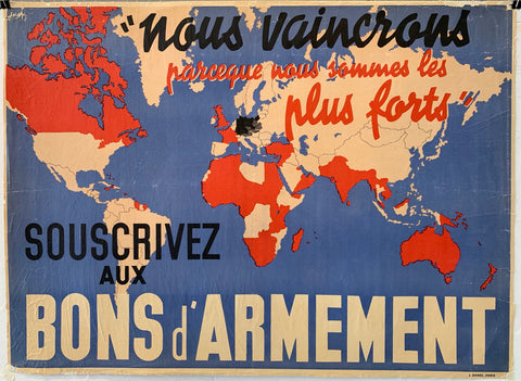 Link to Nous Vaincrons - Souscrivez aux Bons d'ArmementFrance, C. 1940 Product