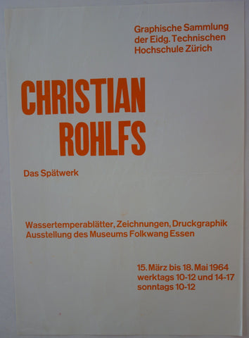 Link to  Christian Rohlfs: Das SpätwerkGermany, 1964  Product