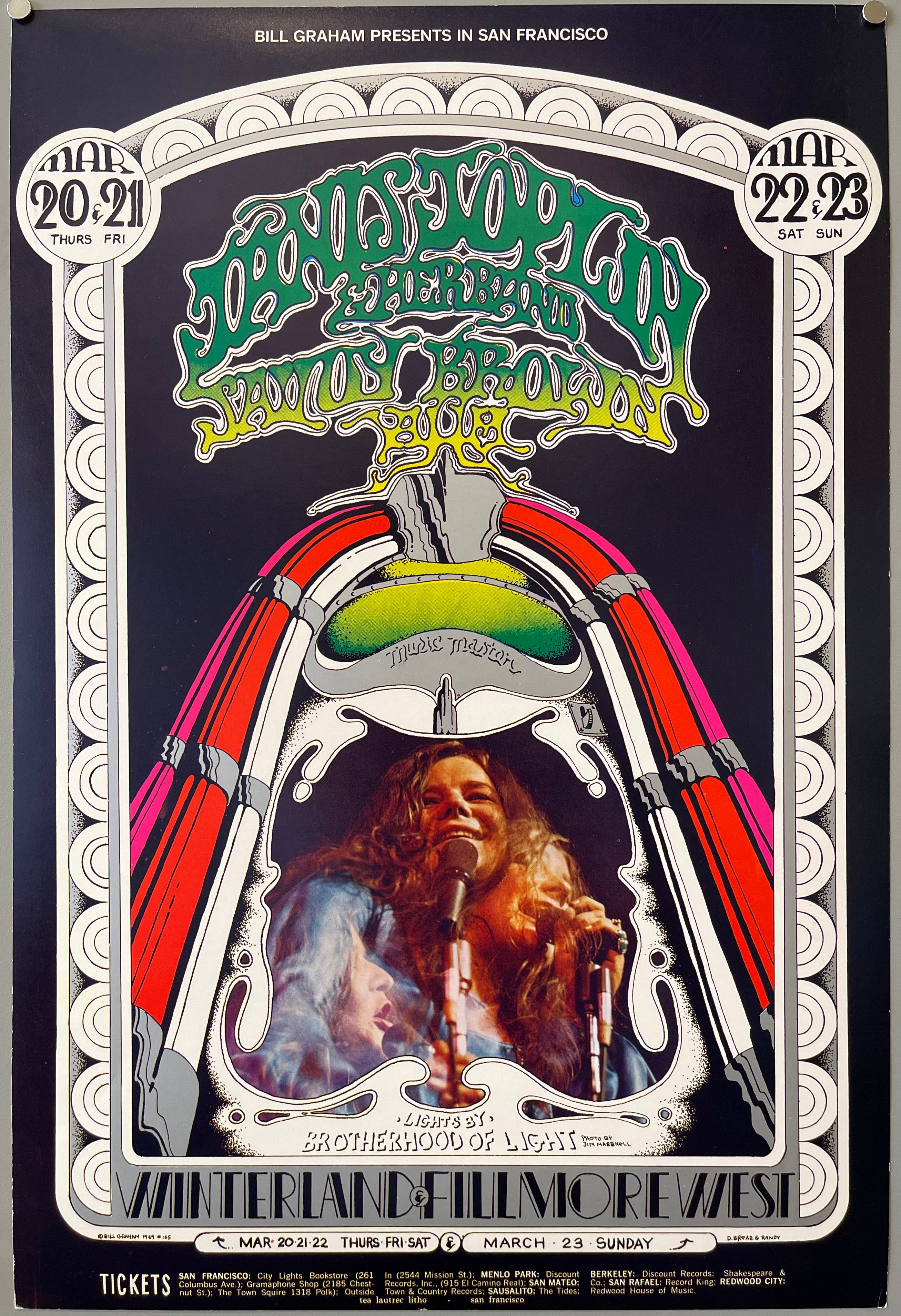 Janis Joplin & Savoy Brown Poster