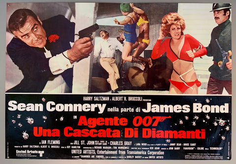 Link to Agente 007: Una Cascata Di Diamanti Film PosterITALY FILM, 1971 Product
