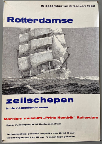 Link to Rotterdamse Zeilschepen in de Negentiende Eeuw PosterThe Netherlands, 1963 Product