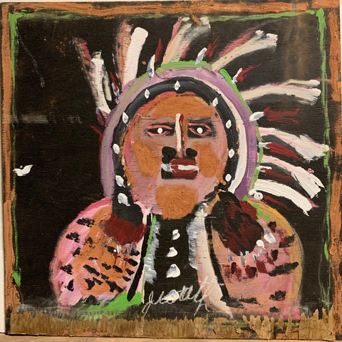 Link to  Upset Chief #110, Jimmie Lee Sudduth PaintingU.S.A, c. 1995  Product