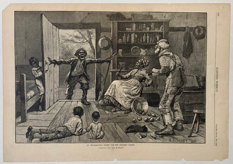 Link to  No Thanksgiving Dinner for the Johnsing Family - "Somebody done stole de Shoat!"USA, 1883  Product