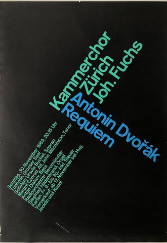 Link to Kammerchor Zurich Joh. Fuchs "Antonin Dvorak Requiem"Switzerland, 1969 Product