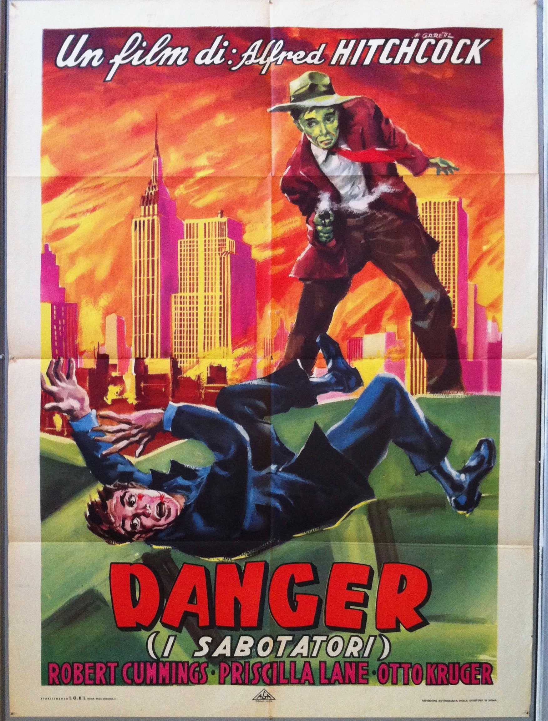 I Sabotatori Poster Museum Danger –