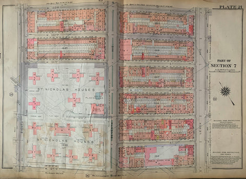 Link to Atlas of the City of New York Borough of the Manhattan (Volume 4)New York City, 1924 Product