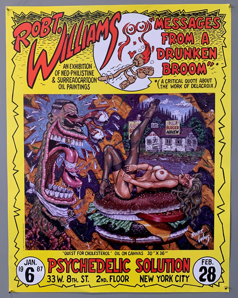 Robert Williams Psychedelic Solution Exhibition Poster – Poster Museum