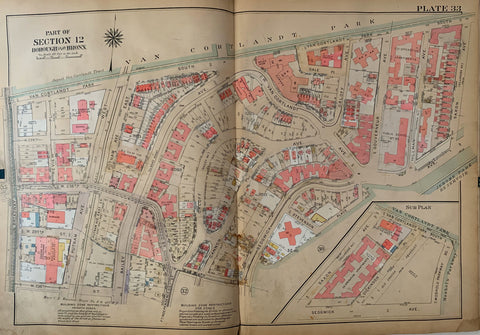 Link to Atlas of the City of New York Borough of the Bronx (Volume 2)New York City, 1924 Product