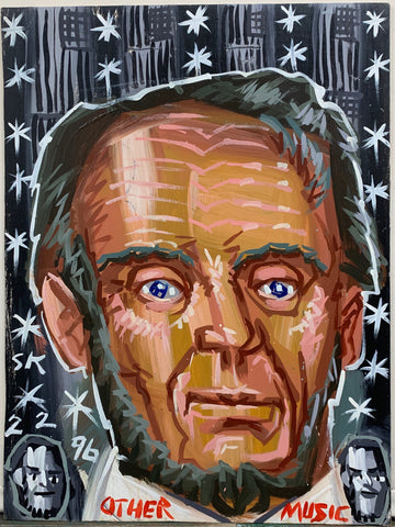 Link to Portrait of Lincoln #29 Steve Keene PaintingU.S.A, c. 1996 Product