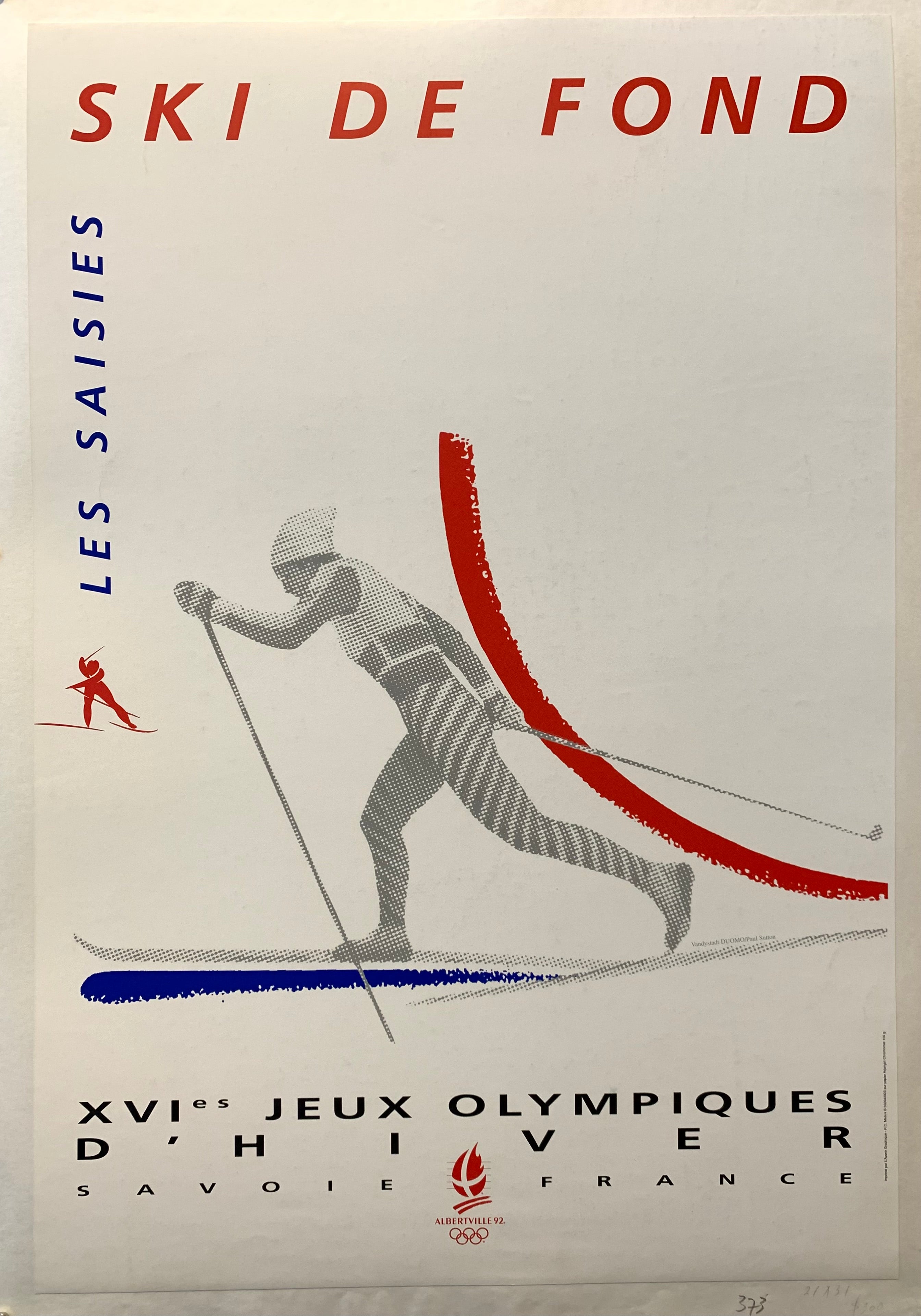 XVI Jeux Olympiques Poster