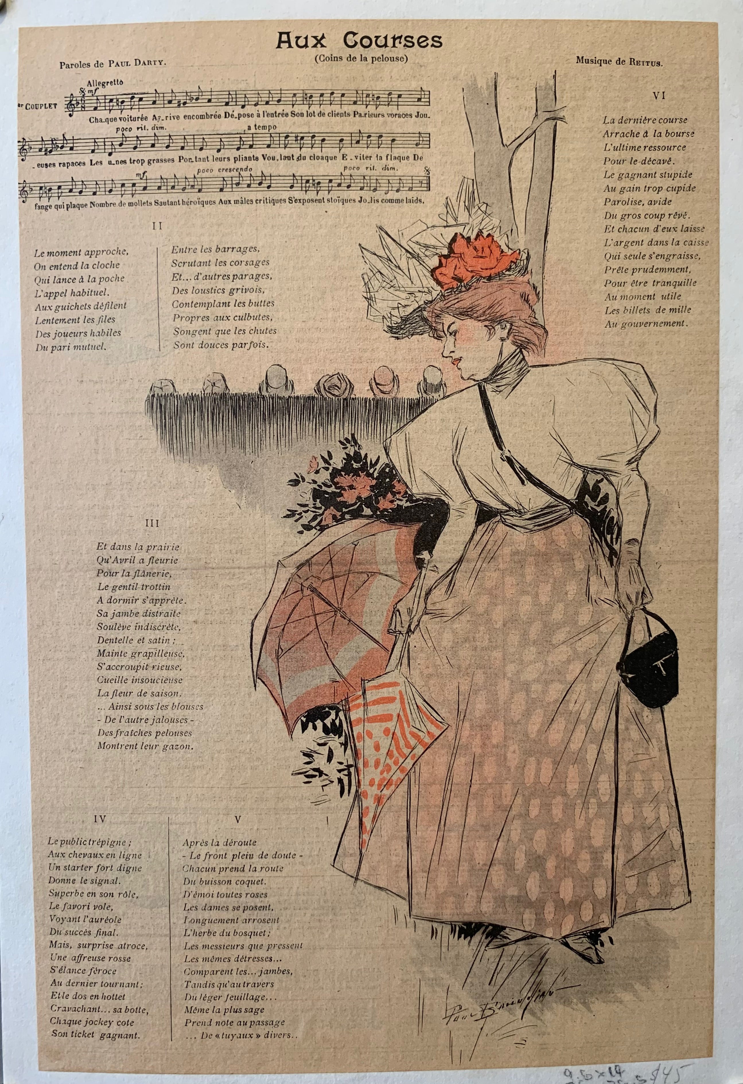 Aux Courses Sheet Music