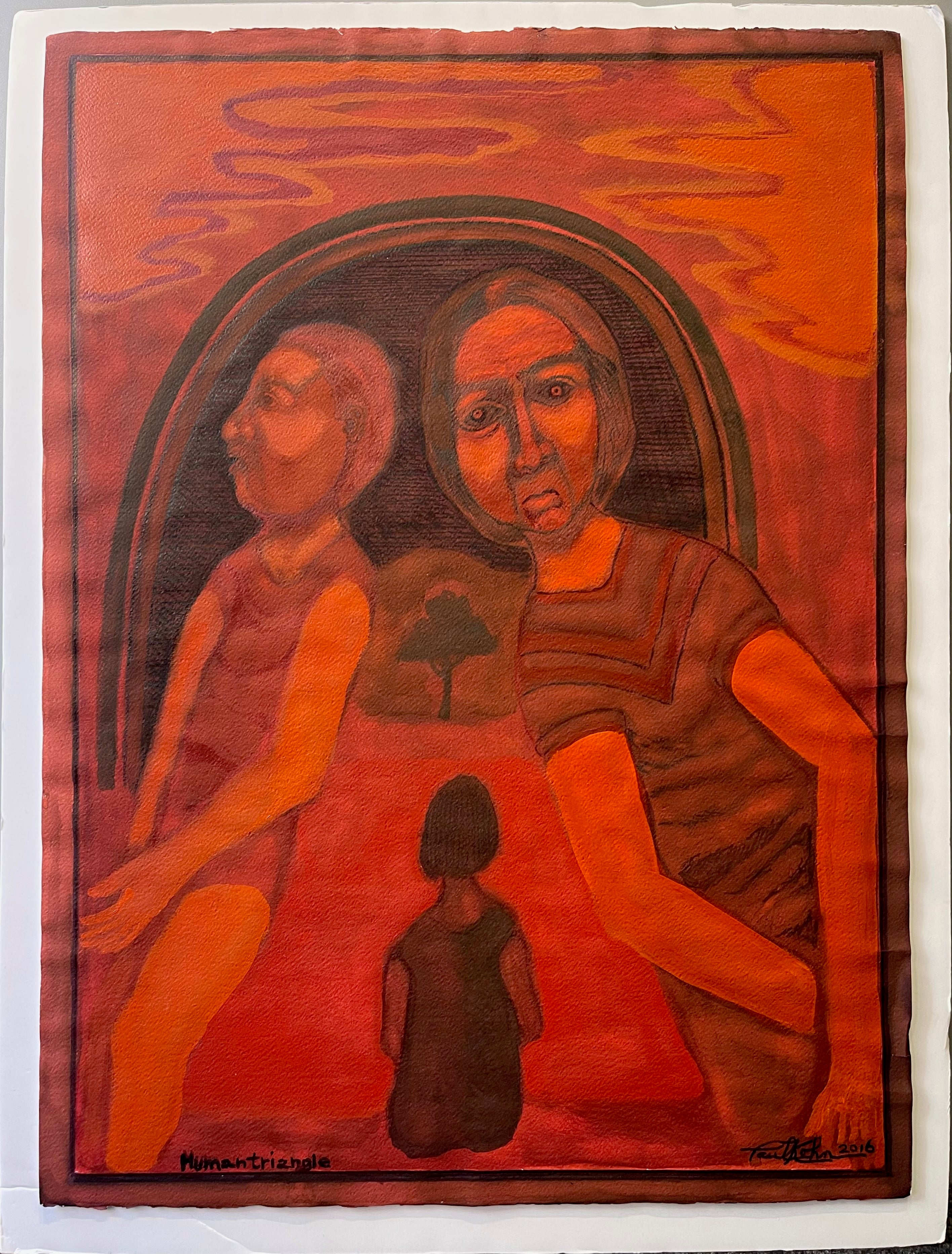 Paul Kohn 'Human Triangle' #205A