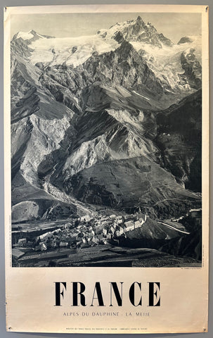 Alpes Du Dauphine - La Meije Poster