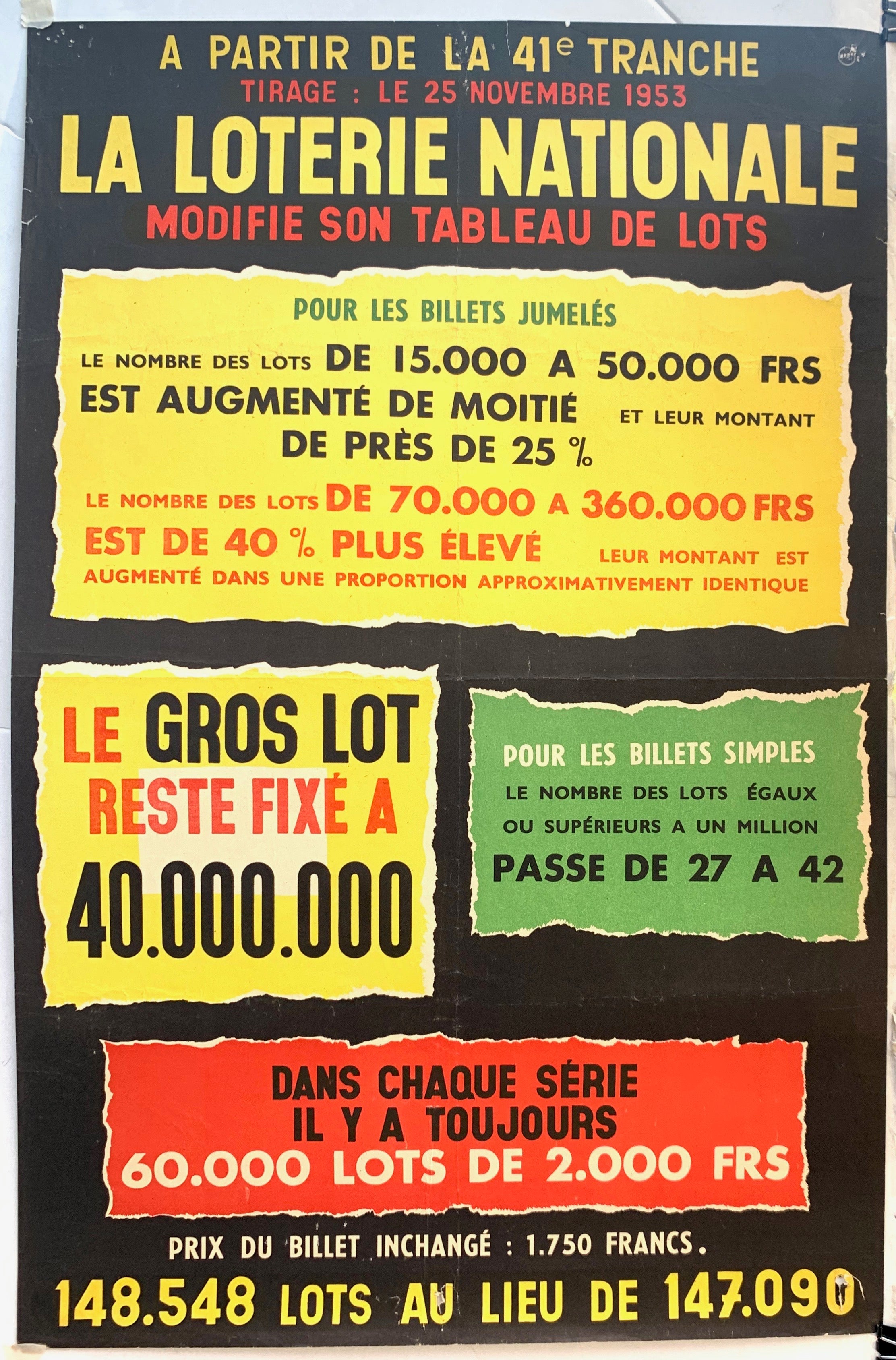 100 Lieux en France Scratch Off poster