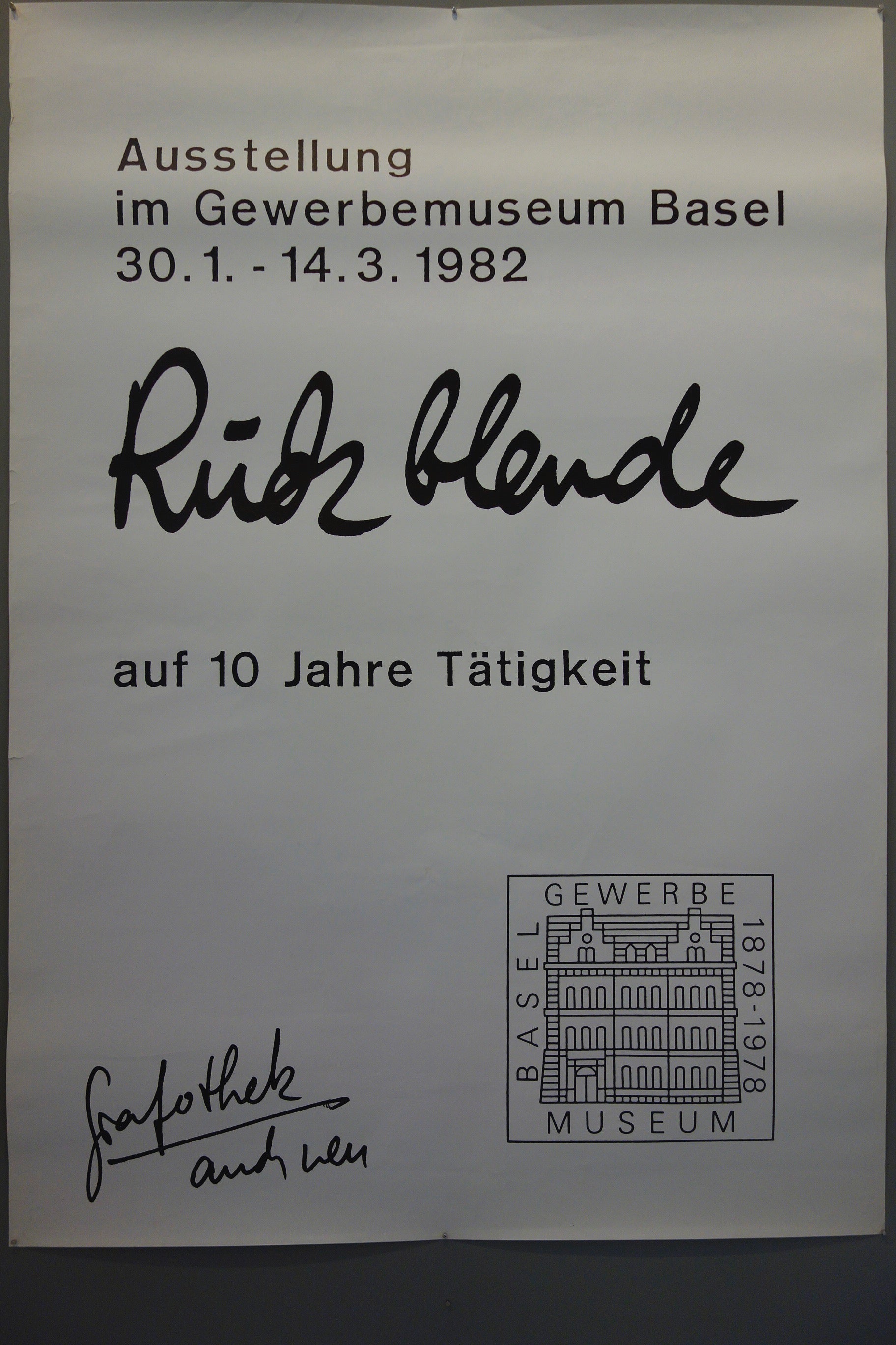 Ausstellung im Gewerbemuseum