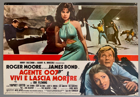 Link to Agente 007: Vive E Lascia Morie Film PosterITALY FILM, 1973 Product