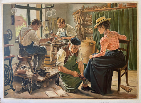 Link to  At the Cobbler's PrintGermany, c. 1900  Product