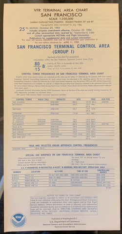 Link to  VFR TAC, San Francisco, 25th Edition (Double-Sided)1984  Product