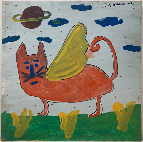Link to  Flying Cat The Beaver PaintingU.S.A, c. 1995  Product