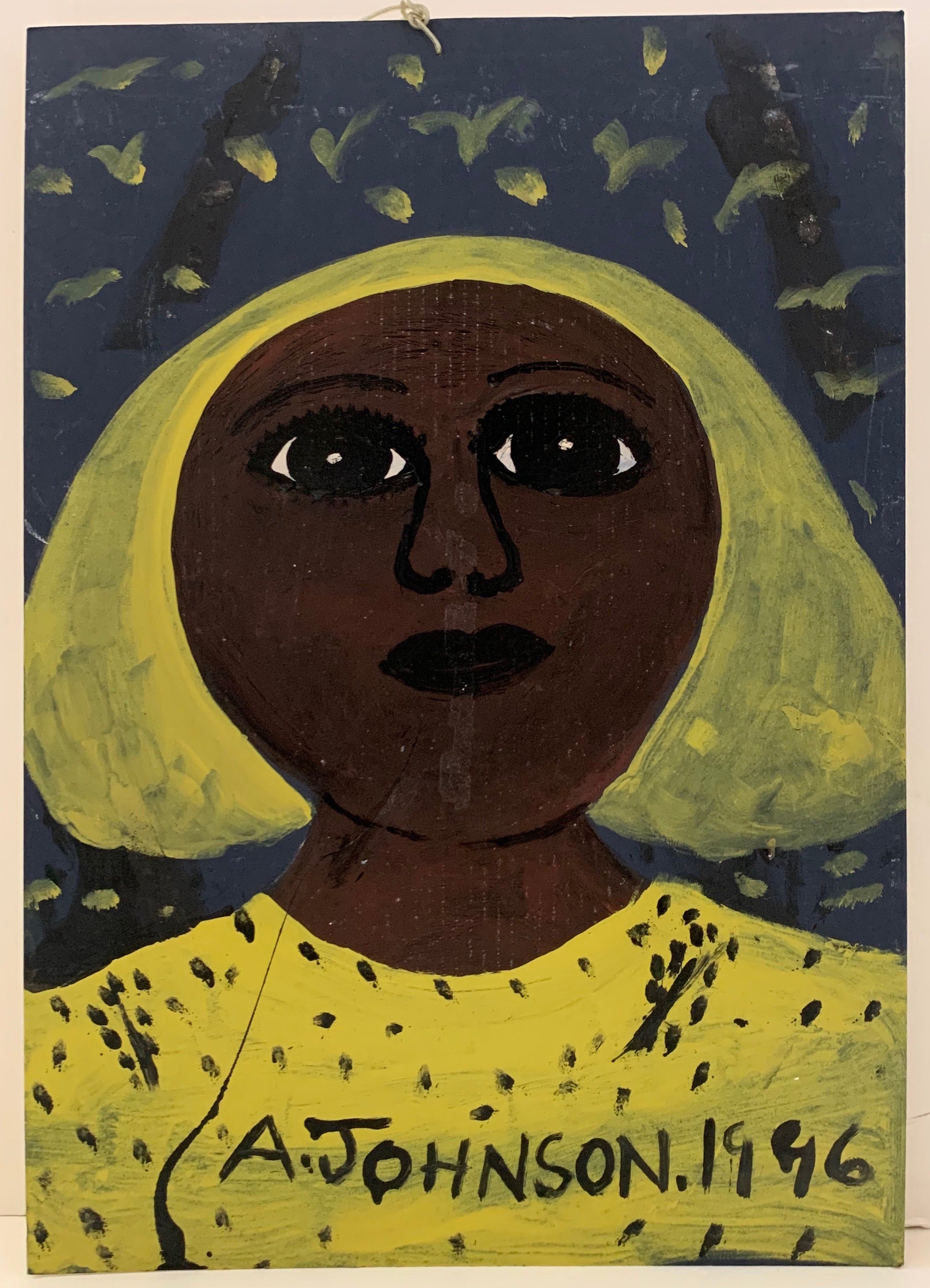 Blonde Woman Anderson Johnson Painting