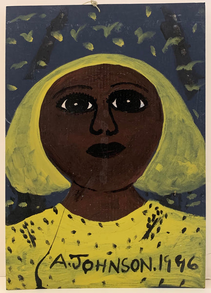 Blonde Woman Anderson Johnson Painting – Poster Museum