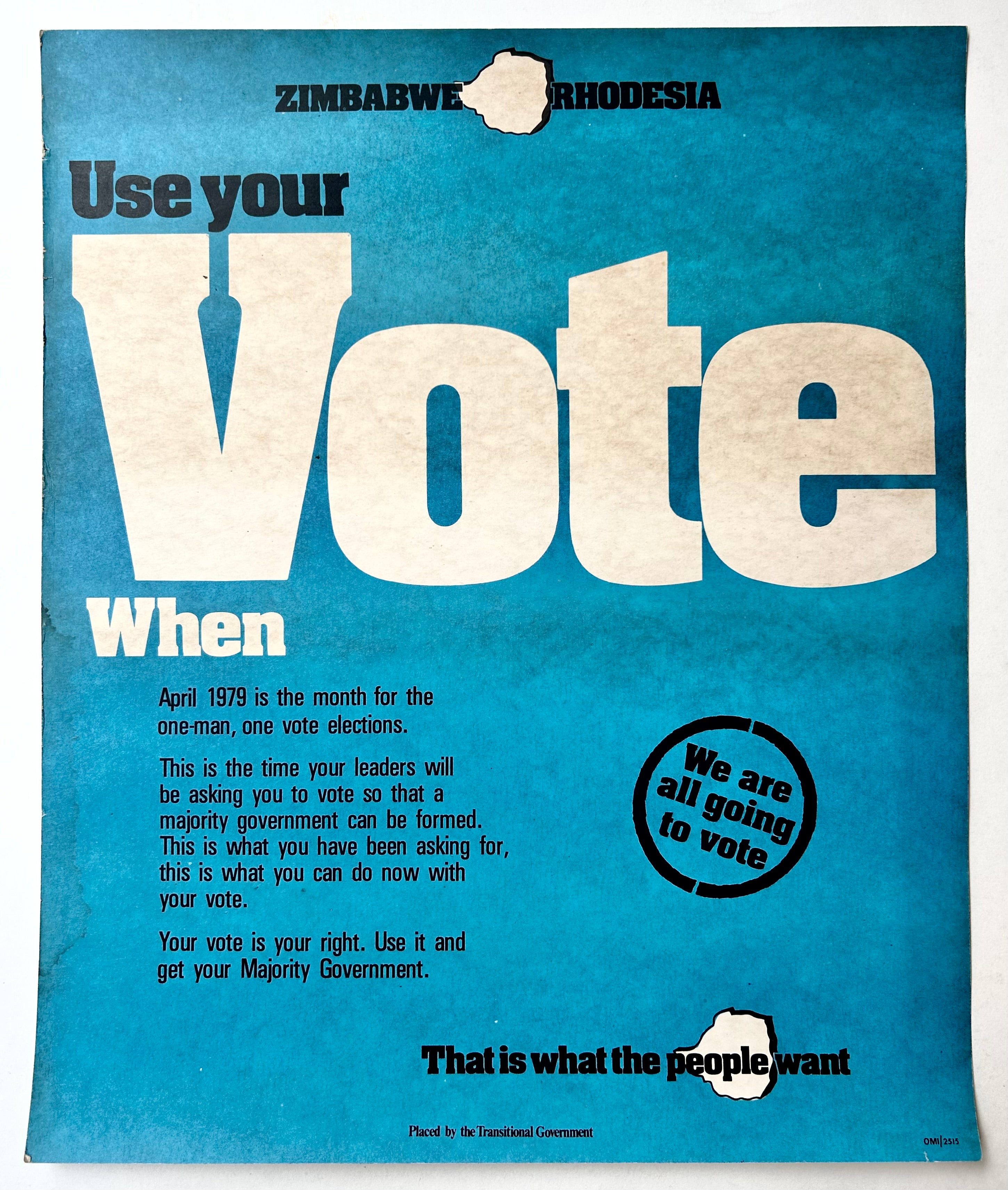 Use Your Vote Poster #4