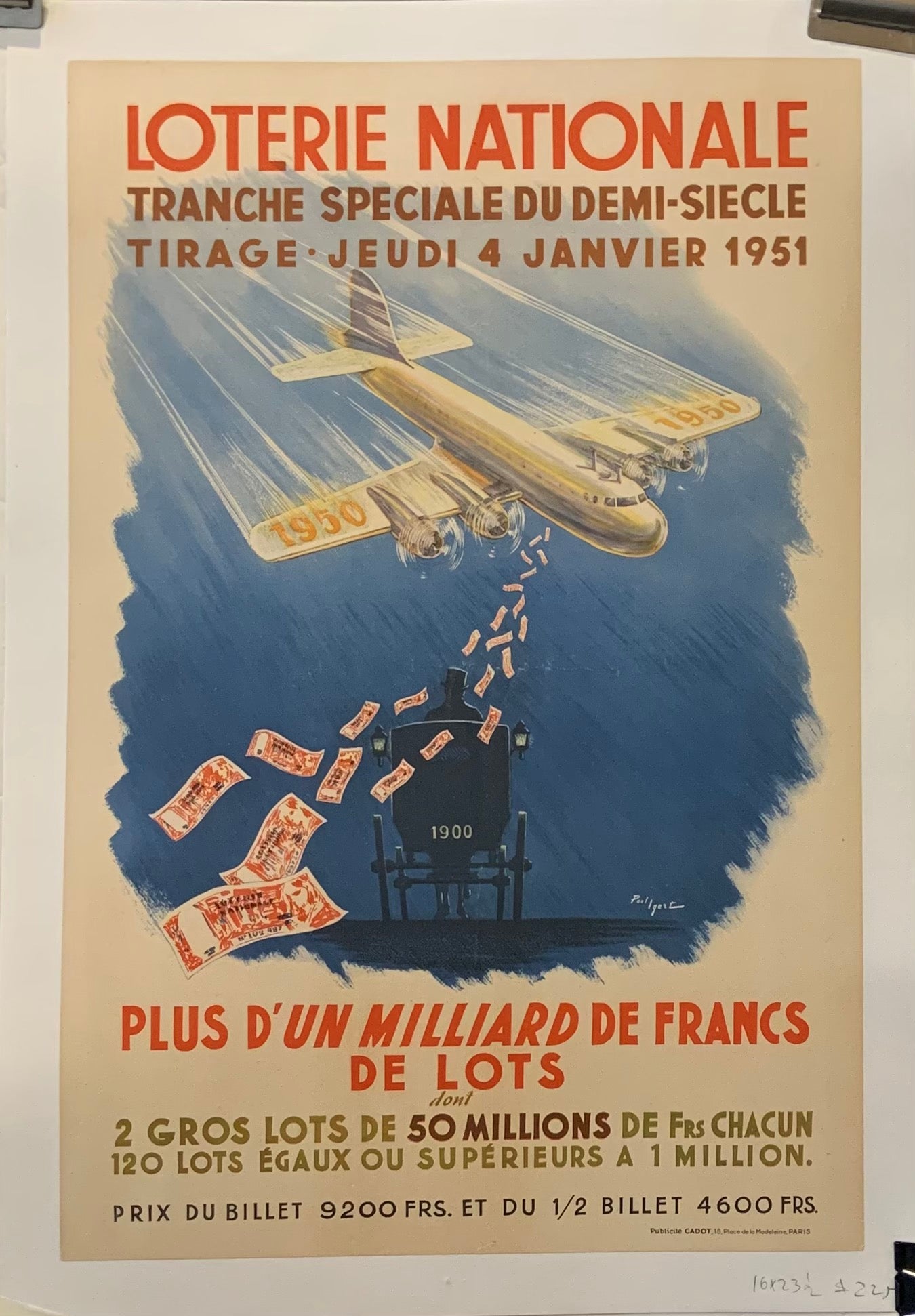 Loterie Nationale Tranche Speciale Poster