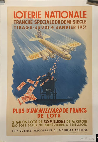 Link to  Loterie Nationale Tranche Speciale PosterFrance, 1951  Product