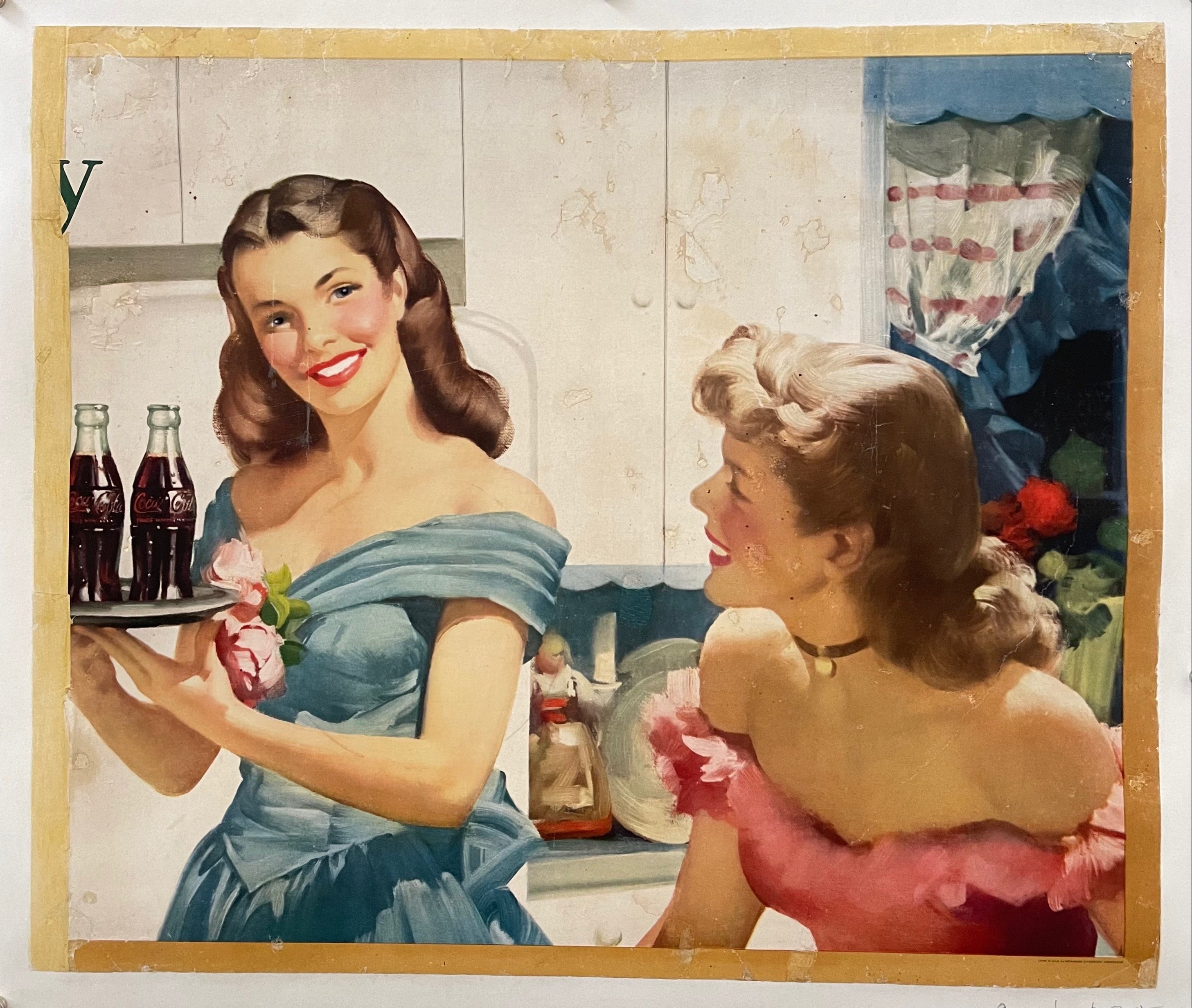 Kitchen Coca Cola Poster