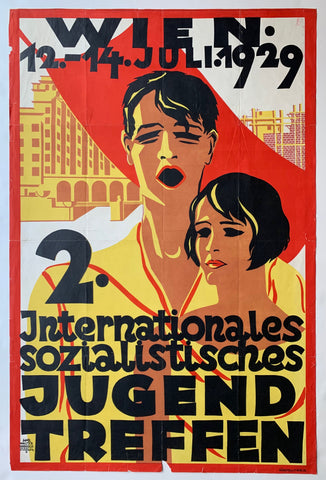 Link to 2nd International Socialist Youth Meeting PosterAustria, 1929 Product